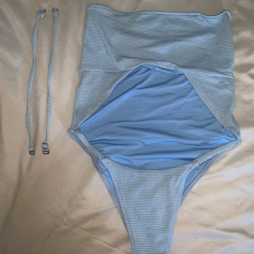 Frankie’s bikinis solstice one piece in lagoon
